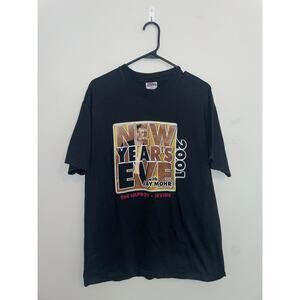 Vintage Jay Mohr Shirt New Year's Eve The Improv Irvine Black L Comedy Tee Y2K